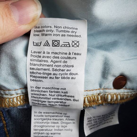 Madewell Women's High-Rise Denim Cutoff Jean Shorts Size 26 - Picture 5 of 7